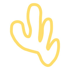 Obraz premium abstract shape outline 