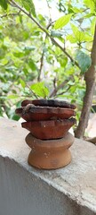 zen stones in water