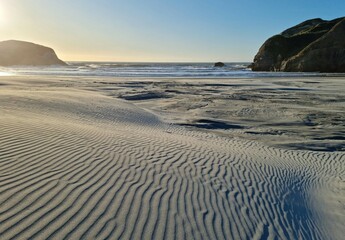 Patterns in the sand, NZ