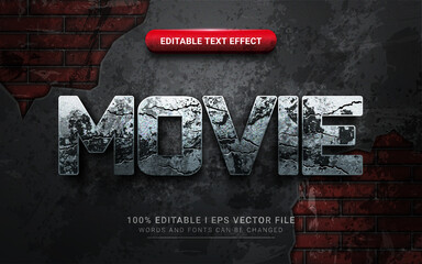 movie text effect