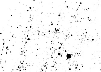 Ink spray dots, paint brush drops, background. Vector illustration