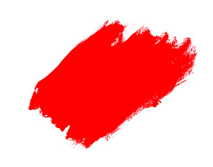 Pinselstreifen rot - Kritzelei oder unordentliche Markierung