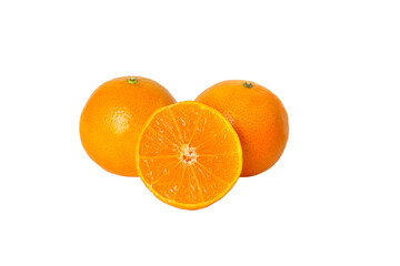 Tangerine isolated on a white background