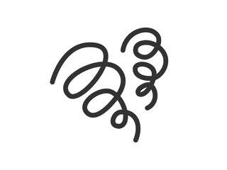 モヤモヤの悩みアイコンのイラスト