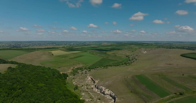aerial shot of trinca canyon
