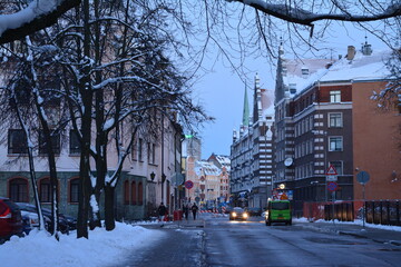 winter day in Riga