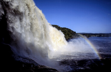 Salto El Sapo. Parque Nacional Canaima.Gran Sabana. Estado de Bolivar. Venezuela.