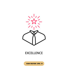 excellence icons  symbol vector elements for infographic web