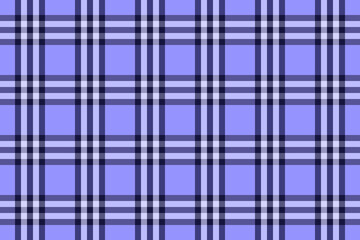 Blue and white tablecloth seamless pattern. Plaid background. -vector