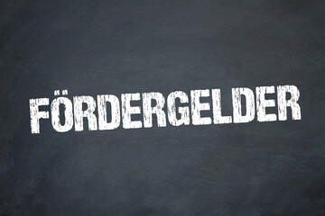Obraz premium Fördergelder