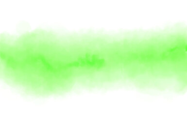Obraz na płótnie Canvas green stripe on a white background for text, lettering. abstract watercolor background