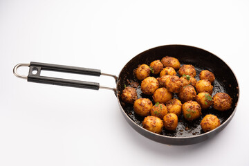 Homemade Roasted Bombay potatoes. Pan fried little baby potatoes or aloo with jeera seeds and...