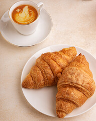 Butter Croissant in various angles and approaches.