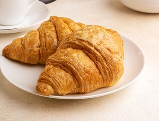 Butter Croissant in various angles and approaches.