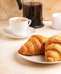 Butter Croissant in various angles and approaches.