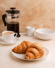 Butter Croissant in various angles and approaches.