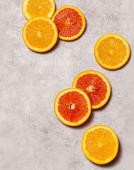 Sunkist and Cara-cara with creative composition