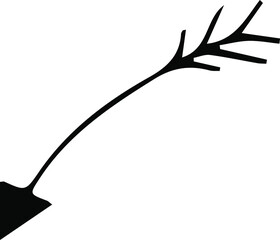  Arrow on a white background