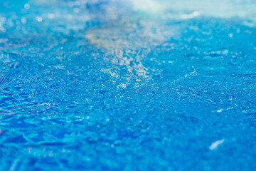 surface of water, blue wave background
