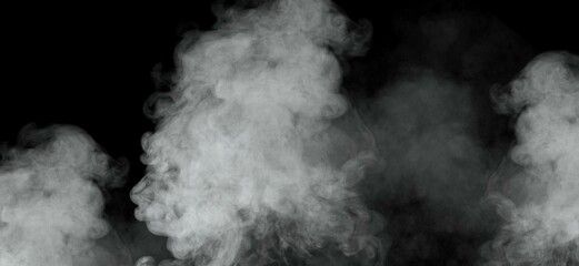 abstract fog or smoke on black background