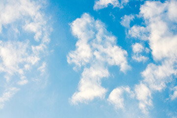 Obraz premium blue sky with clouds