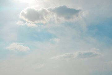 blue sky with clouds