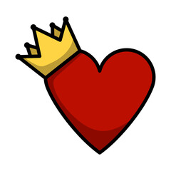 Valentine Heart Crown Icon © Konovalov Pavel
