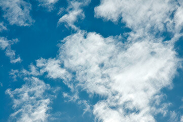 blue sky with clouds