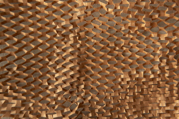 Honeycomb Environmental friendly paper hexagonal shape made of cardboard recycled craft paper...