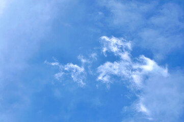 blue sky with clouds
