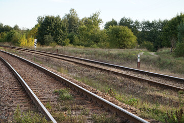 Train track/ railroad - perspective