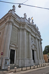 Fototapeta na wymiar Brescia, la Chiesa dei Santi Nazaro e Celso