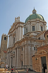Fototapeta na wymiar Brescia, la Cattedrale di Santa Maria Assunta