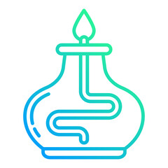 spirtus burner icon on transparent background