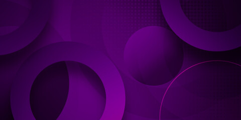 Abstract overlapping lines and circles geometric background with gradient colors