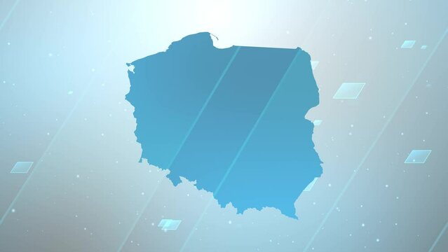 4K UHD, 3840 x 2160 Pixels, Poland Country Map Background

Works with all editing Programs

Suitable for Patriotic Programs, Corporate Intros, Tourism, Presentations