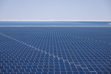 Solar panels to generate electricity with solar energy