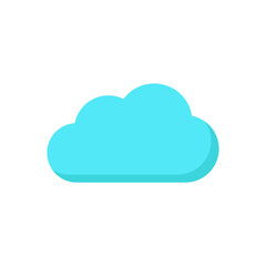 Cloud vector flat icon