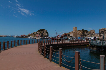 Fototapeta premium June 21, 2022 Sile İstanbul Turkiye Sile (Şile), a charming fishing town on the Black Sea coast of Istanbul