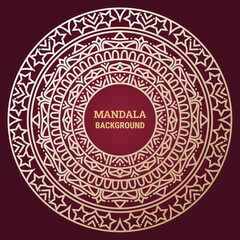 Luxury mandala background ornament decoration