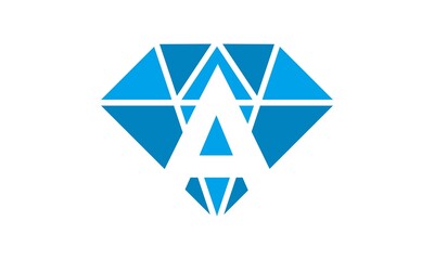 diamond A luxury logo