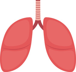 Lung clipart design illustration