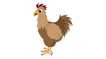 cartoon hen