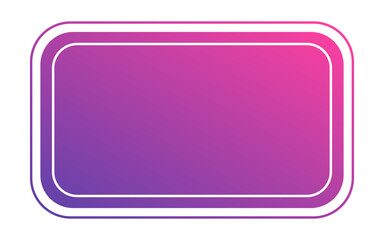 gradient rectangle banner frame
