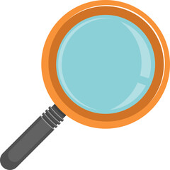 Magnifying glass clipart design illustration