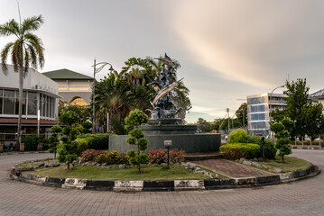 Obraz premium capital of the Federal Territory of Labuan city in Malaysia