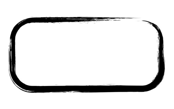 brush stroke rectangle frame
