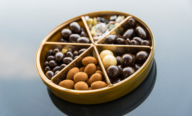 turkish candy in a bowl