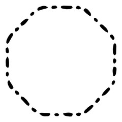 abstract geometric frame