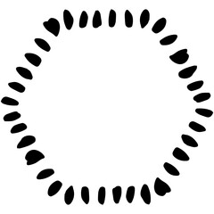 abstract geometric frame